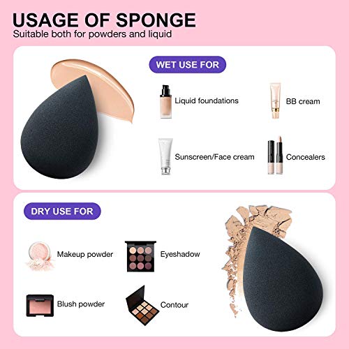 Makeup-Sponge-Blender-Set-of-4-Non-Latex-Soft-Multi-colored-Foundation-Blending-Sponges-for-Cream-Powder-and-Liqui