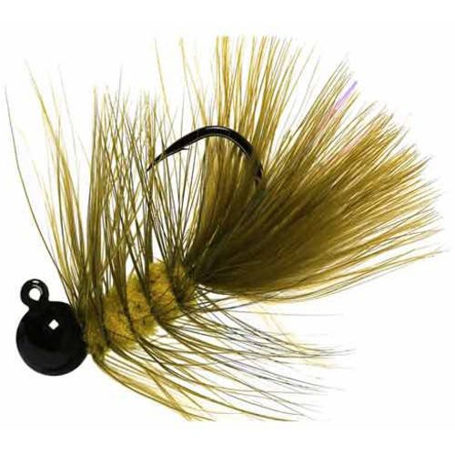 Hawken WB11601 Woolly Bugger Jig 1/16 oz, Olive Green