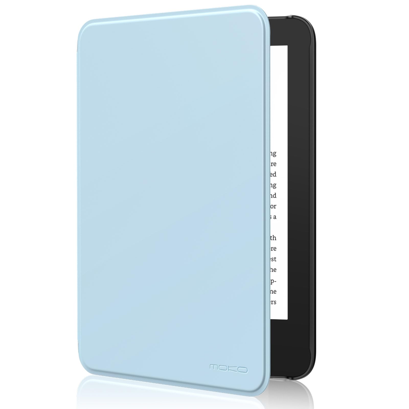 MoKo Case Fits 6" All-New Kindle (11th Generation-2024/2022 Release), Lightweight Shell Cover with Auto Wake/Sleep for Kindle 2024/2022 11th Gen e-Reader, Sky Blue
