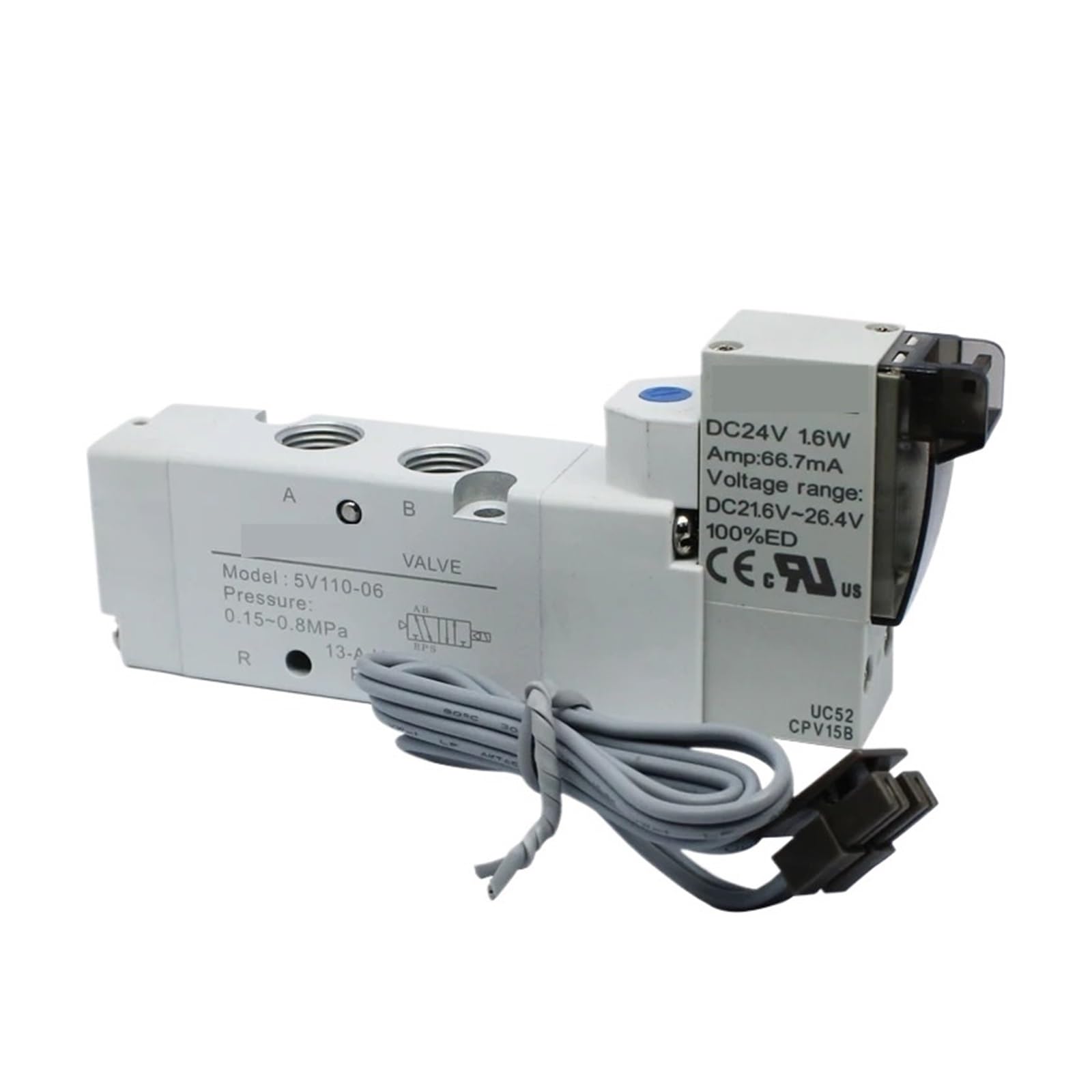Électrovanne série 5V pour stopper les fuites d'air et stabiliser la pression AC220V