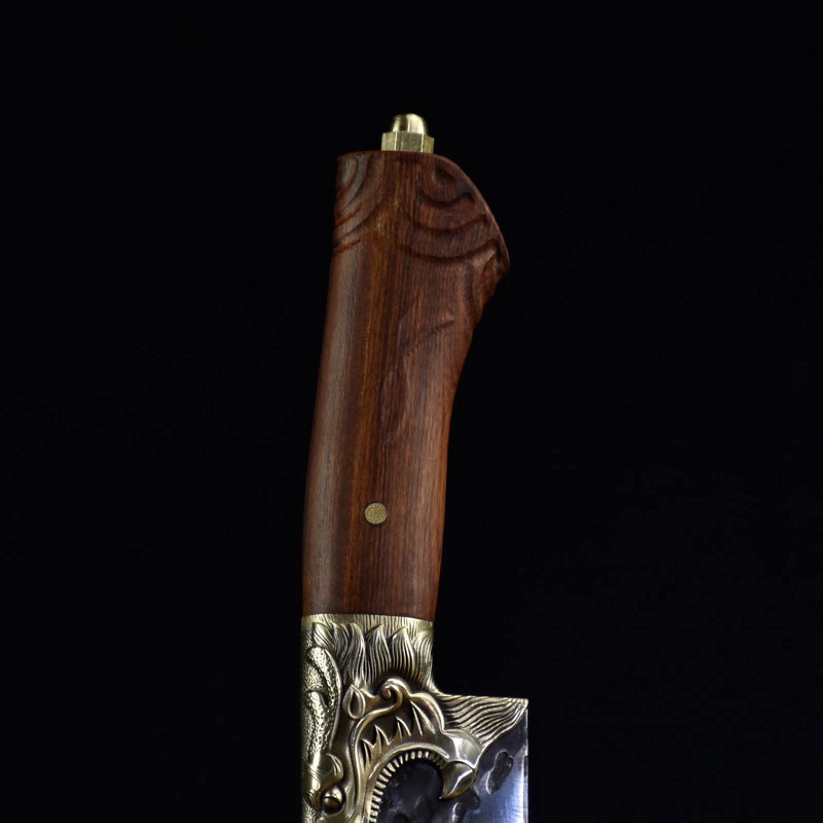 Guang Couteau de Cuisine Professionnel 7CR17MOV en Acier forgé à la Main Exquis Ultra Sharp 7.5 Pouces Couteau de Chef pour Couper la Viande végétale