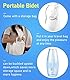 Po Dusche für die postpartale Dammpflege,Tragbares Reisebidet Sprayer für Persönliche Hygiene Handbidet Flasche 450ml Portable Bidet-Travel Bidet