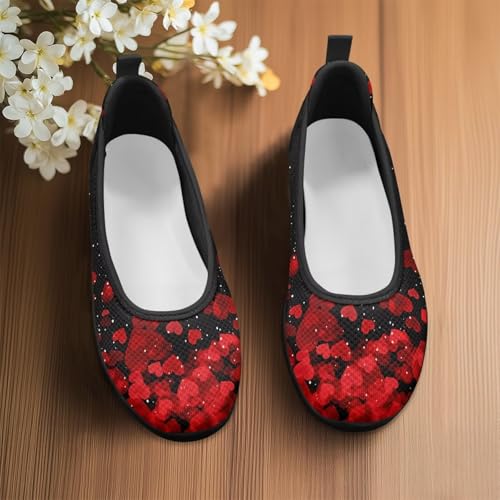 Image of Walking Shoes Women Breathe Mesh Slip On Sneakers Women Comfortable Lightweight
