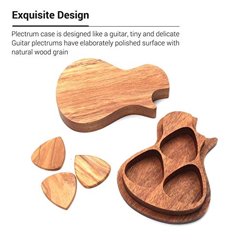 Ensemble de médiators en bois délicat avec étui de rangement pour médiators et 3 accessoires de guitare - Les Beatles, Paul McCartney, John Lennon, RIngo Starr, George Harrison Ensemble de médiators en bois délicat avec étui de rangement pour médiators et 3 accessoires de guitare – Image 7