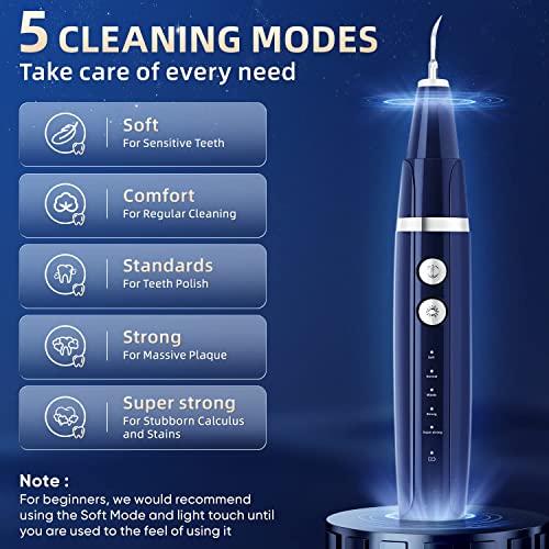 Tartar Remover with 5 Modes and LED