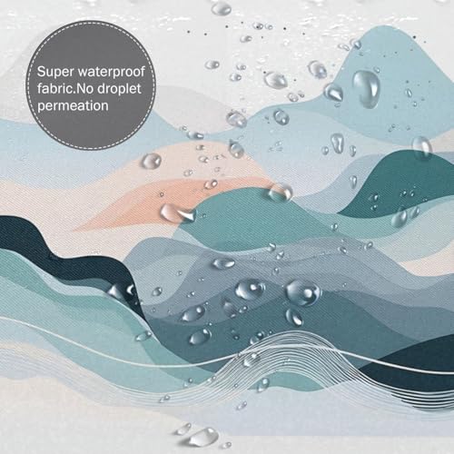 Rideau de douche imperméable Mexpekil pour stopper l'eau sur le sol