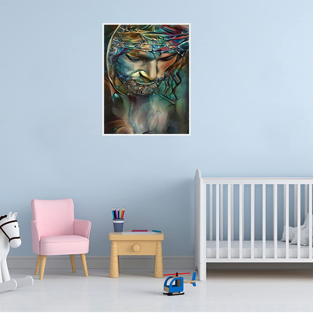 SHEGZHUC Diamond Painting 5D Cigni Al Tramonto: Kit Quadro 40x50 Cm Con Diamanti Quadrati, Tela HD, Attività Antistress E Creativa