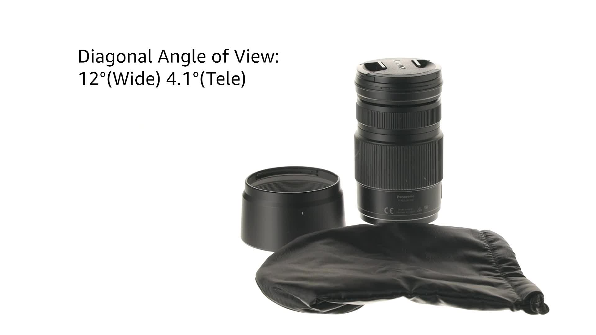 PANASONIC LUMIX G II VARIO LENS, 100-300MM, MIRRORLESS MICRO FOUR