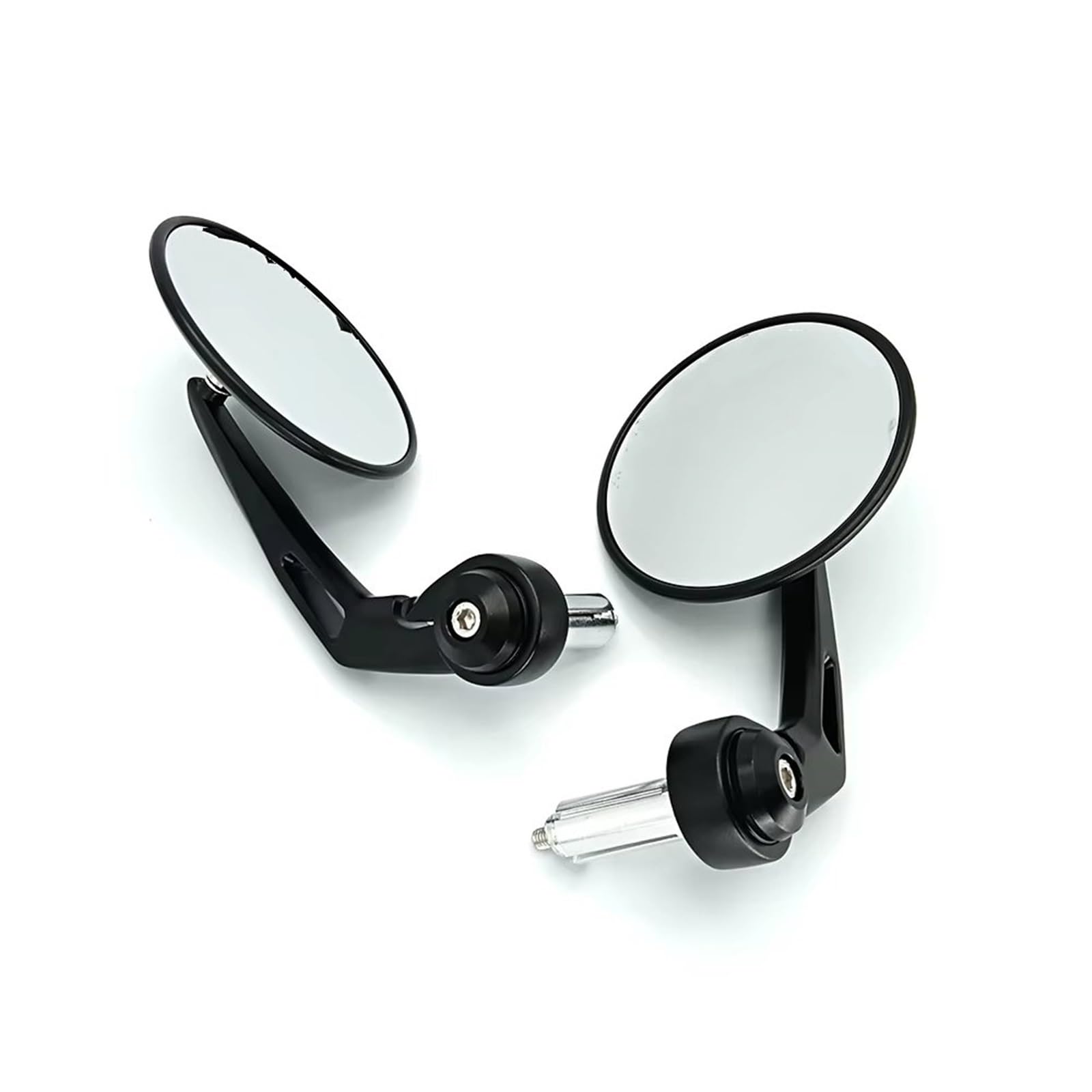 Espejo Retrovisores Moto Espejos Retrovisores Universales Para Motocicleta De Cristal Transparente Para Manillar Scooter Accesorios 7 8" Y 22 Mm