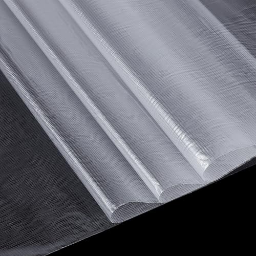 AHANDMAKER 10.93Yd Wash Away Embroidery Film 2 Roll 7.87 Inch Wide Embroidery Transfer Paper, Water Soluble Embroidery Stabilizer Topping Film for Embroidery, Topping and Hand Sewing