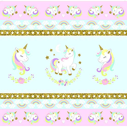 Folha Scrap Festa Dupla Face Unicórnio Fitas e Rótulos Ref.21159-SDF838 Toke e Crie