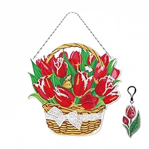 Plancholo Tulpenkranz xmaschri425 Wanddekoration Kit