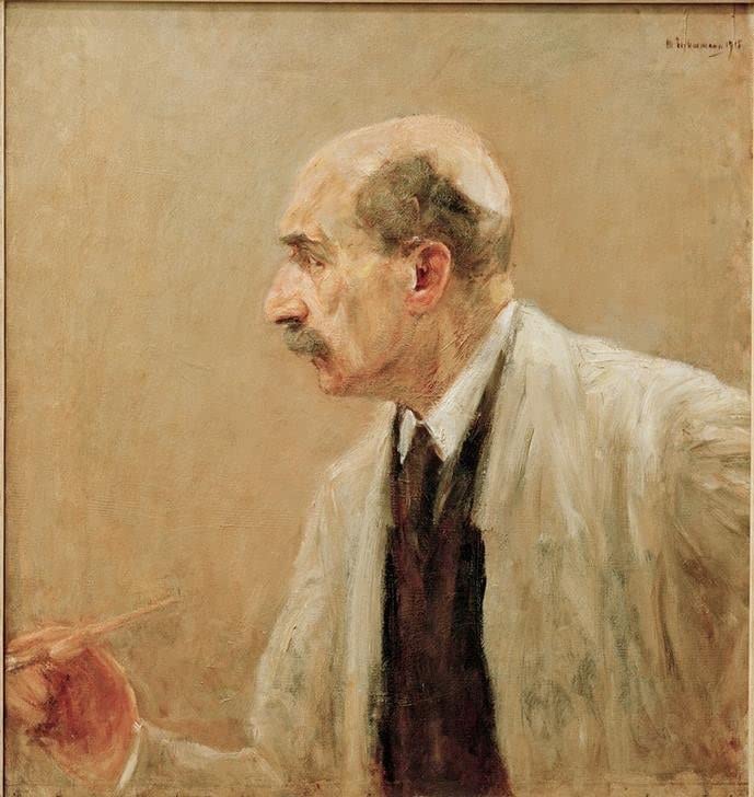 Toile murale abstraite Max Liebermann impression premium salon 60x90cm