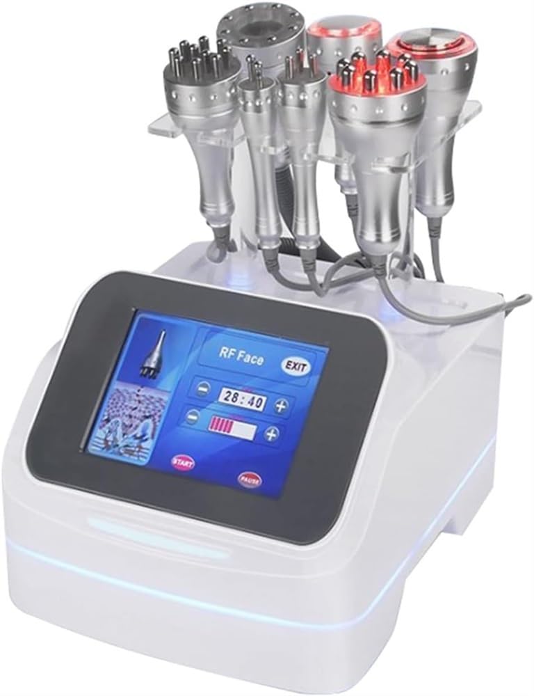 TAMNAN Beauty Gerät 7 in 1 Ultraschall 40K Kavitation Schlankheitsgerät Gesicht Körper Massagegerät Hautstraffung Werkzeug Face Lifting Anti-Falten