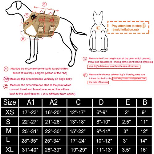 ICEFANG Tactical Dog Operation Harness with 6X Buckle,Dog Molle Vest with Handle,3/4 Body Coverage,Hook and Loop Panel… - Image 3