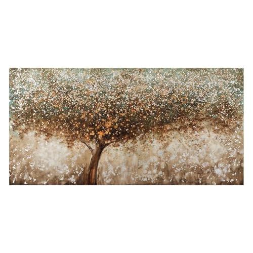 Peintures d'arbre abstraites sur toile impressionniste de qualité musée