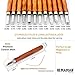 Wood Carving Kit -17 PCS Wood Whittling Kit for Beginners & Experts, Wood Carving Knife Woodworking Tools Premium Quality Wood Carving Tools Set - Wood Whittling Knife Set for DIY Wood Carving Knives