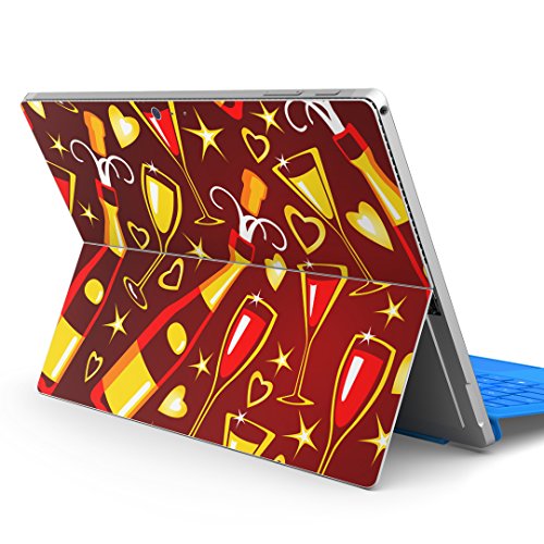igsticker Surface pro7 (2019) pro6 pro2017 pro4 専用 スキンシール サーフェス ノートブック ノートパソコン カバー ケース フィルム ステッカー アクセサリー 保護 004327 その他 ハート 模様