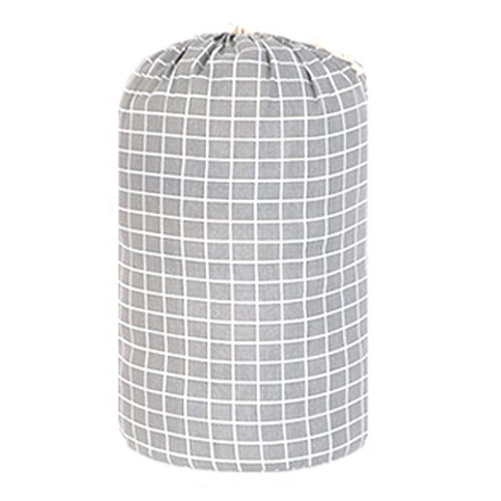 Axgo Quilt Storage Pouch, 1 Pack Foldable Bundle Dust-Proof Organizers Bags, Grey&White Grid