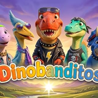 Dinobanditos Audiolibro Por DinoBanditos arte de portada