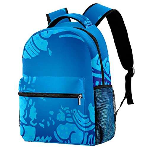 Sac à dos de voyage bleu ciel idéal pour les sorties scolaires et loisirs