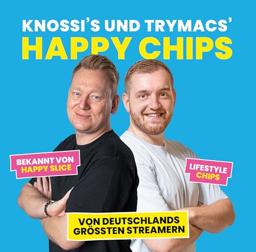 Happy Chips by Trymacs & Knossi® (10x 150g) Tasty Truffle | Limited Edition | Extra knusprig | Trüffel Chips Grosspackung | Party Box | Snackbox | Salzige Snacks | Knabberbox