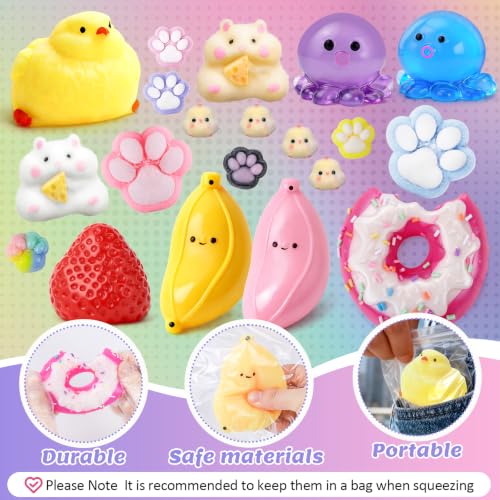 20Pcs Taba Squishy Pack Squishy Fun Box Fidget Toys, Squishies Squeeze Toys - image 5