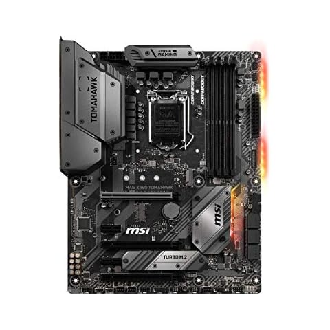 MSI MAG Z390 Tomahawk LGA1151 M.2 USB 3.1 Gen 2 DDR4 HDMI DP CFX Dual Gigabit LAN ATX Z390 Gaming Mainboard Cover