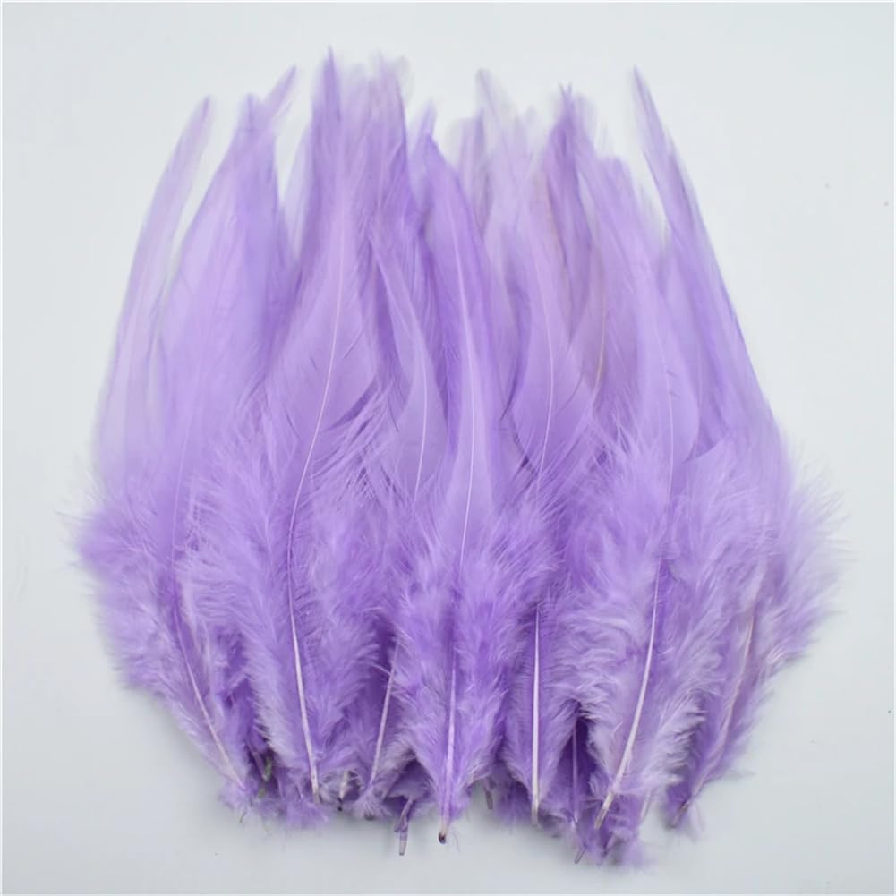 Natural Pheasant Feathers, Natural Pheasant Craft Feathers 4-6 inches Pack of 50 Multicolor