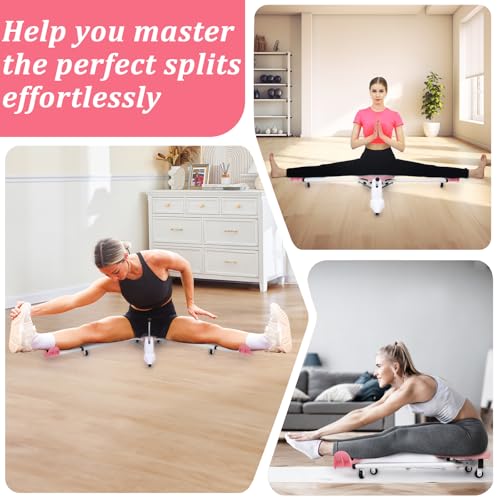 Image of Split Machine, Leg Stretcher Split Machine for Flexibility, Splits Adjustable 0-180 Leg Split Stretching Machine for Ballet, Yoga, Dance, Gymnastics Training Equipment, Silent Wheels, 330lbs Capacity