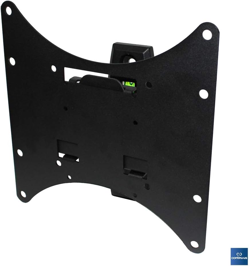 TV Wall Mount for TVs up to 50" - Continu.us CTM-0200 Low Profile Television Tilt + Swivel Wall Bracket for Small TVs | Sits Flush to The Wall: Max Load 55lbs.