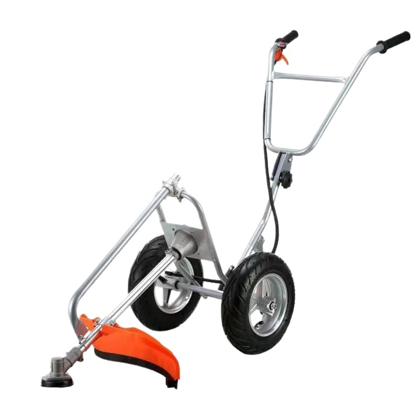 Genérico Compatible con Soporte de Asiento de Motor de cortacésped portátil | Empujador manual compatible con desbrozadoras 43cc,52cc,63cc
