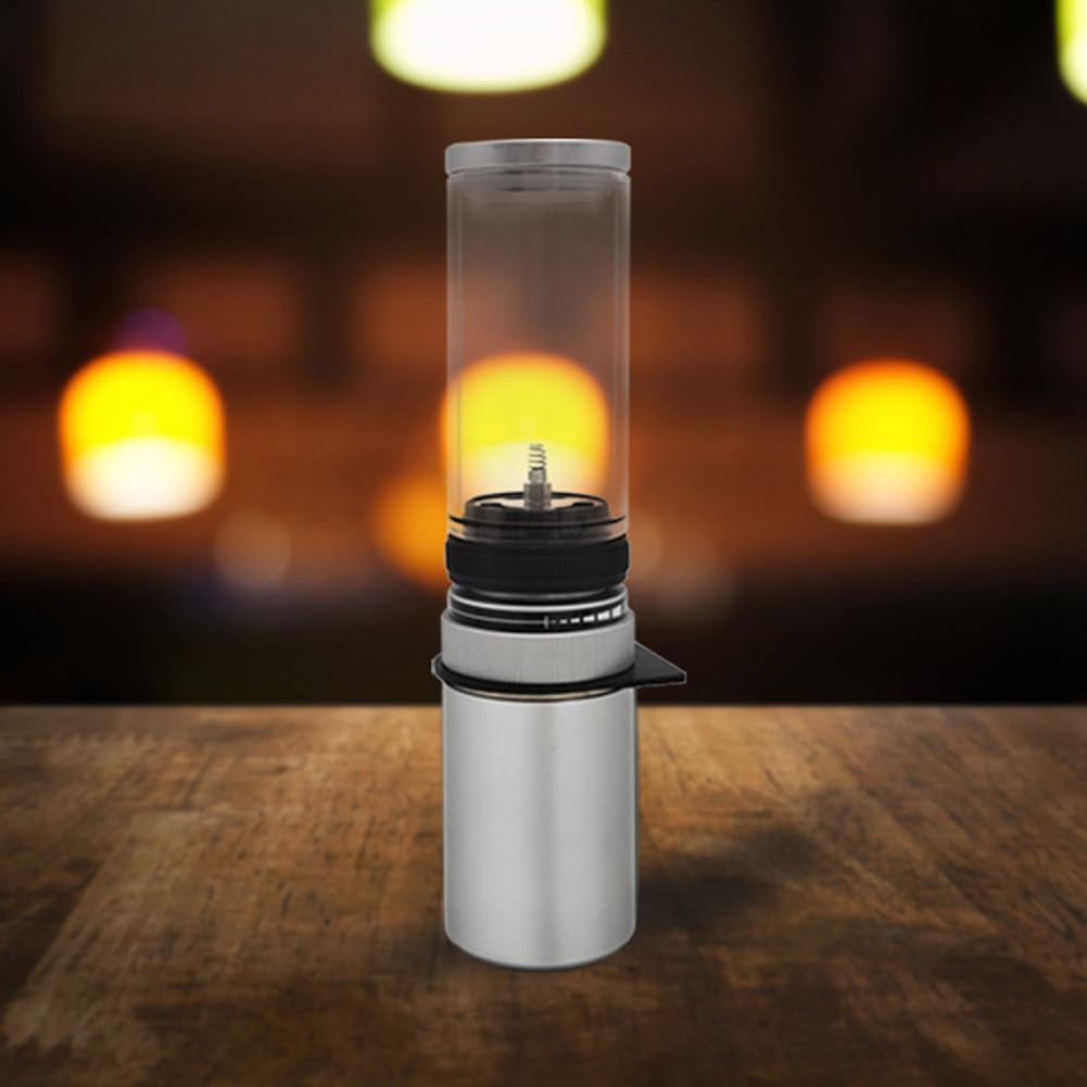Lampe à Gaz De Camping Portable - Réglable, Légère Et Polyvalente Avec Bougie Incluse