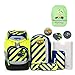Produktbild Ergobag Pack Set Schulrucksack Illumibär, Regenhülle grün Bahadir