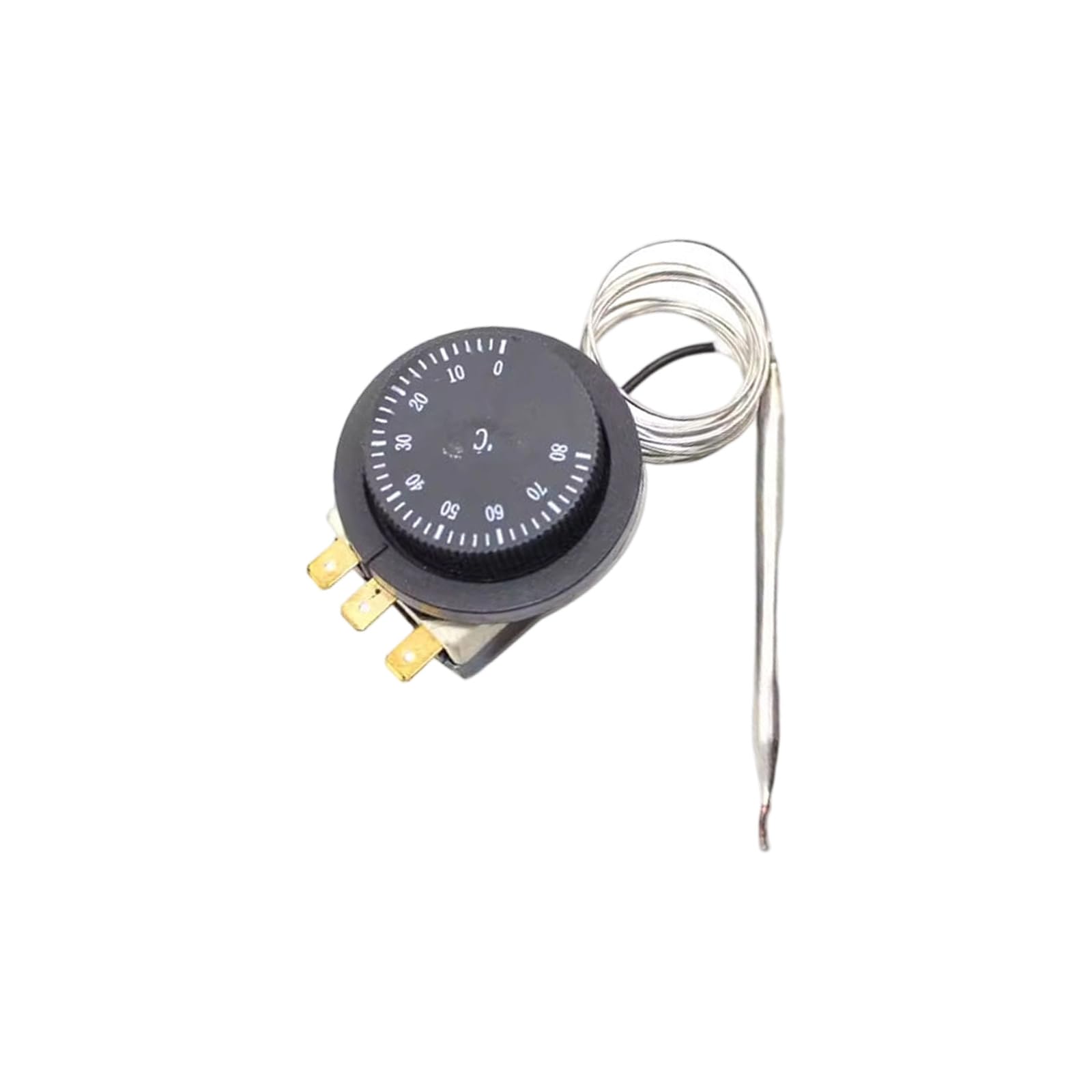 Oxidation Proof Temperature Controller Change for Appliances Highlighting Whirling Handle Action and Double Extent Selection Regulator Change with Handle