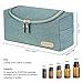 Simboom Essential Oil Bags 14 Bottles Carrying Case with Portable Handle for Travel, Holds 5ml, 10ml, 15ml, 20ml or 30ml - Light Green