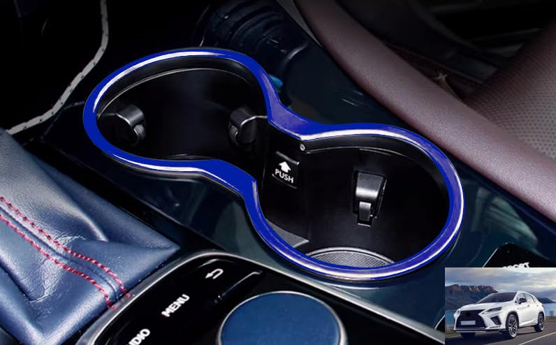 Accesorio para Lexus RX350 RX450H 2016-2022 Portavasos Consola Central Azul ABS miniatura 1