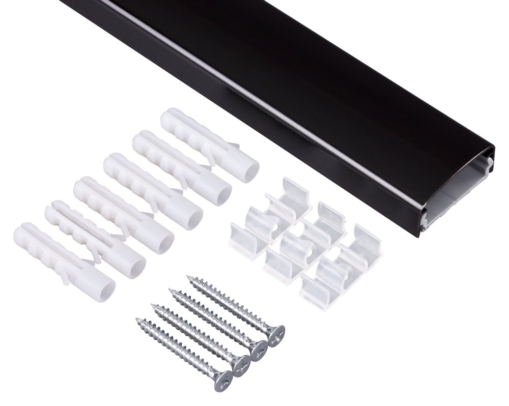 Alu Kabelkanal – Kabelkanal Aluminium – Glanzbeschichtetes 115x3,7 cm