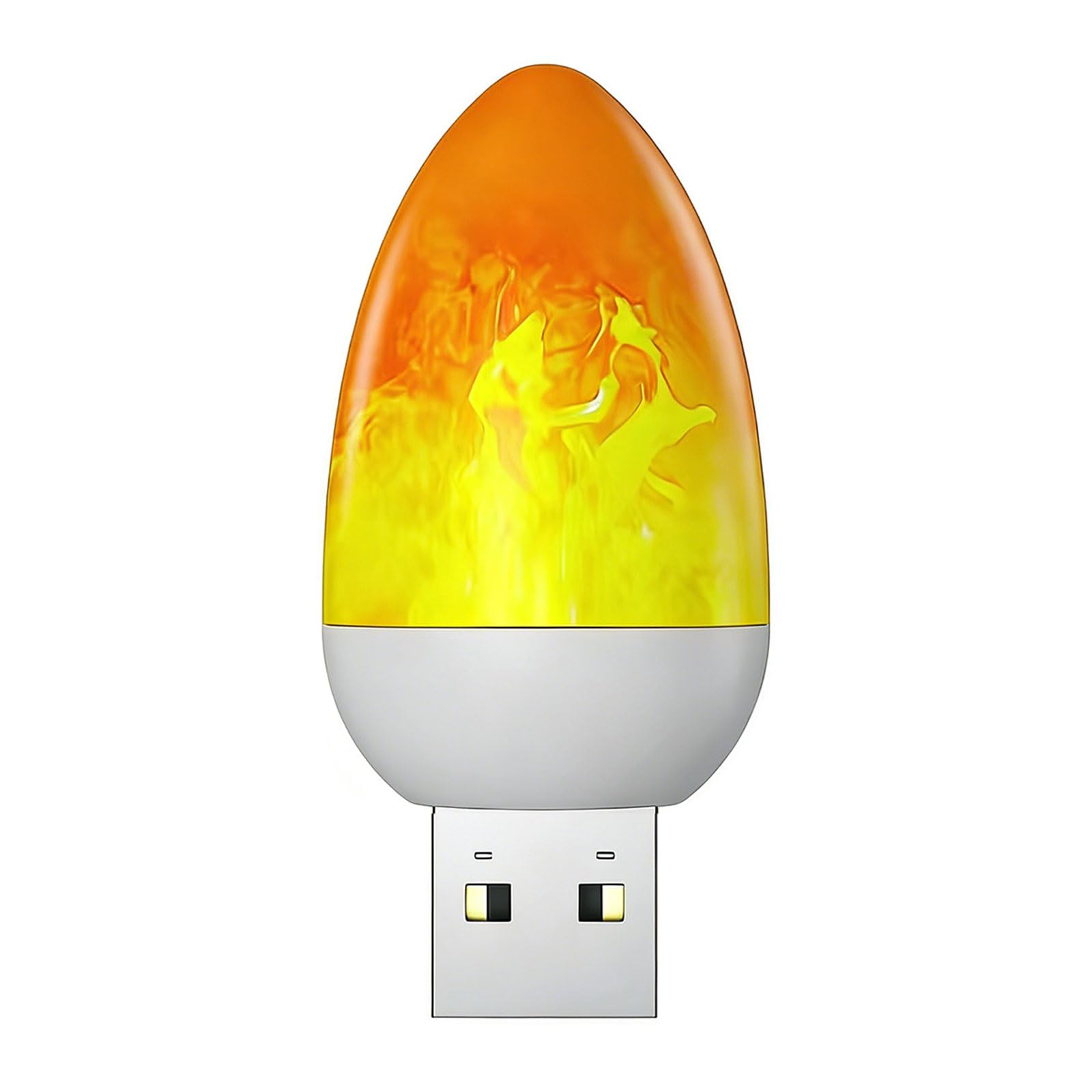 NVOQILIN USB Powered LED Flame Effect Light Realistic Flickering Simulation for Party Atmospheres Decoration and Home Gatherings USB Flame Light