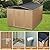 GarveeLife Outdoor Metal Storage Shed, 10x10 ft Metal Shed with Lockable Doors, Large Garden Tool Shed with Sturdy Frame Structure, for Backyard, Patio, Lawn, Brown