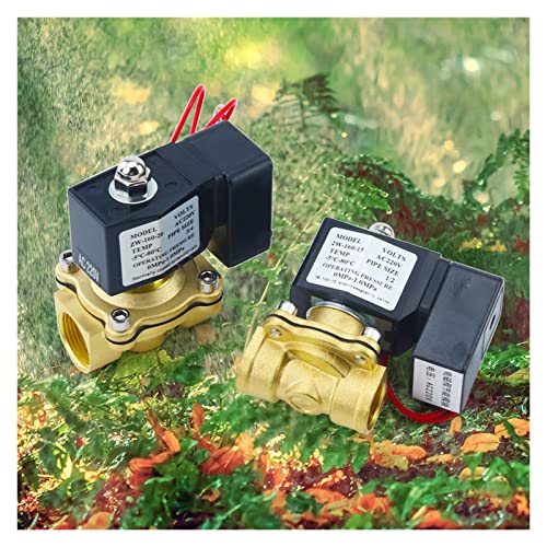 Électrovanne DN25 sécurité fuite eau gaz vanne laiton 24V basse chauffe