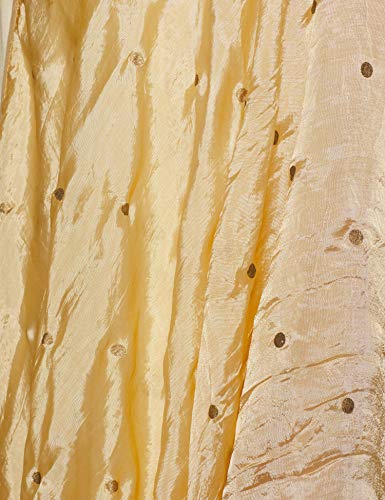 Image of Rangriti Women's Silk a line Salwar Suit Set (RSKCFS8619 Gold Free)