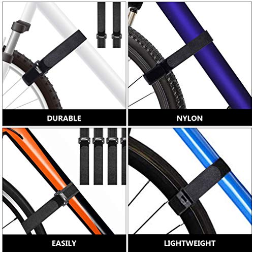 BESPORTBLE 4 peças de rodas de bicicleta, tiras ajustáveis para bicicletas, tiras estabilizadoras im