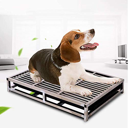 Bac à litière pour chien de taille moyenne et grande plateau portable