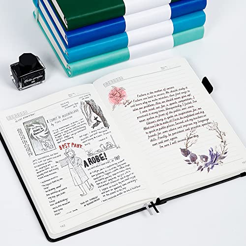 KaiRuiYing-Lined-Journal-Notebook-with-Pen-Holder-320-Pages-Journals-for-Writing-A5-Notebooks-College-Ruled-for-SchoolOffice-PU-Leather-Journal-for-MenWomen-100-Gsm-Paper-Thick-Journal