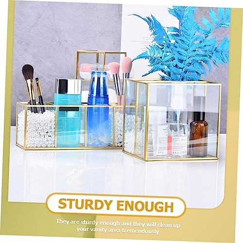 Organisateur de Bureau en Verre pour un Espace de Travail Inspirant - 3