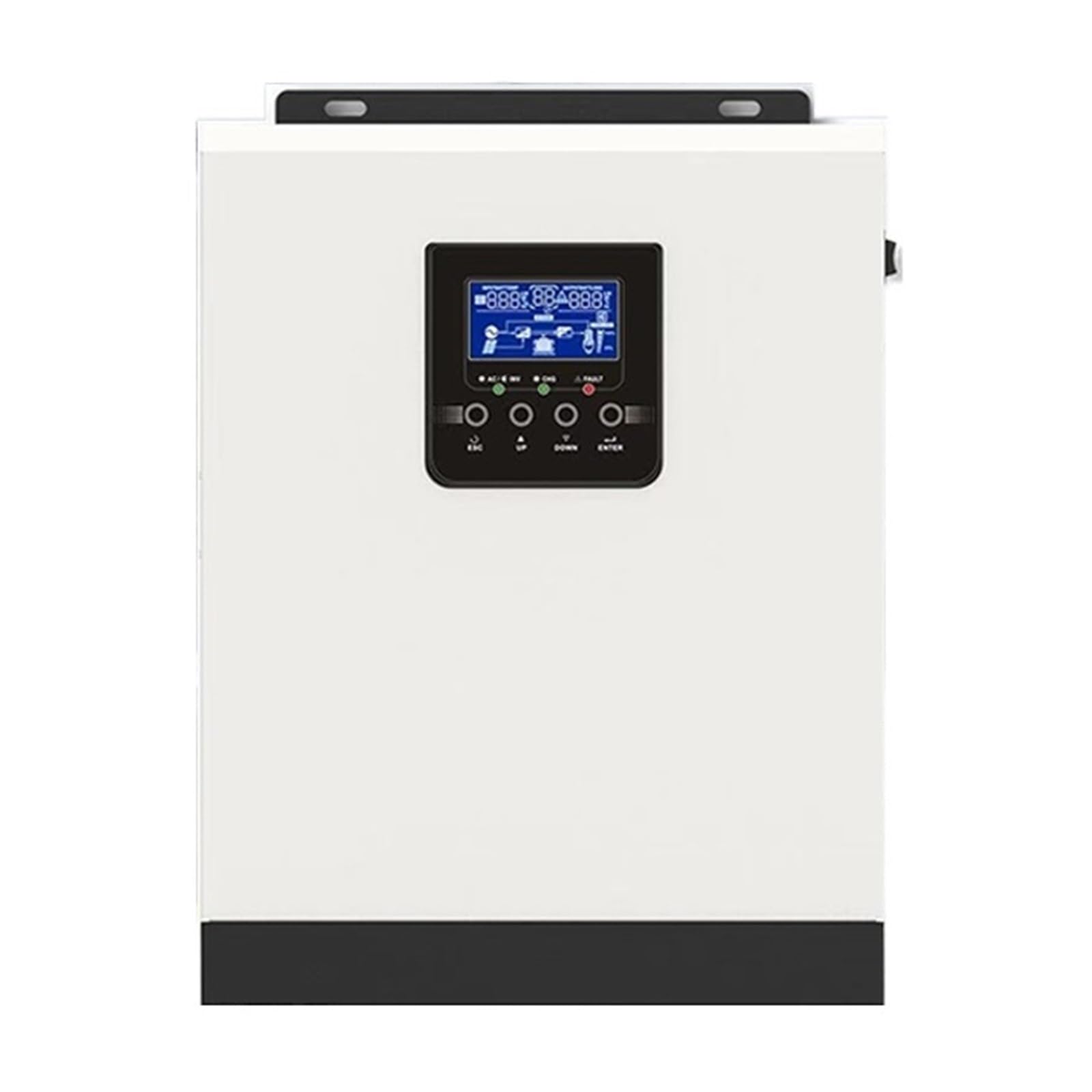 3200VA/3000w 24V Inverter A Onda Sinusoidale Pura Inverter Ibrido A Carica Solare MPPT Max 80A Incorporato Efficiente più Sicuro(2.4KW-40A)
