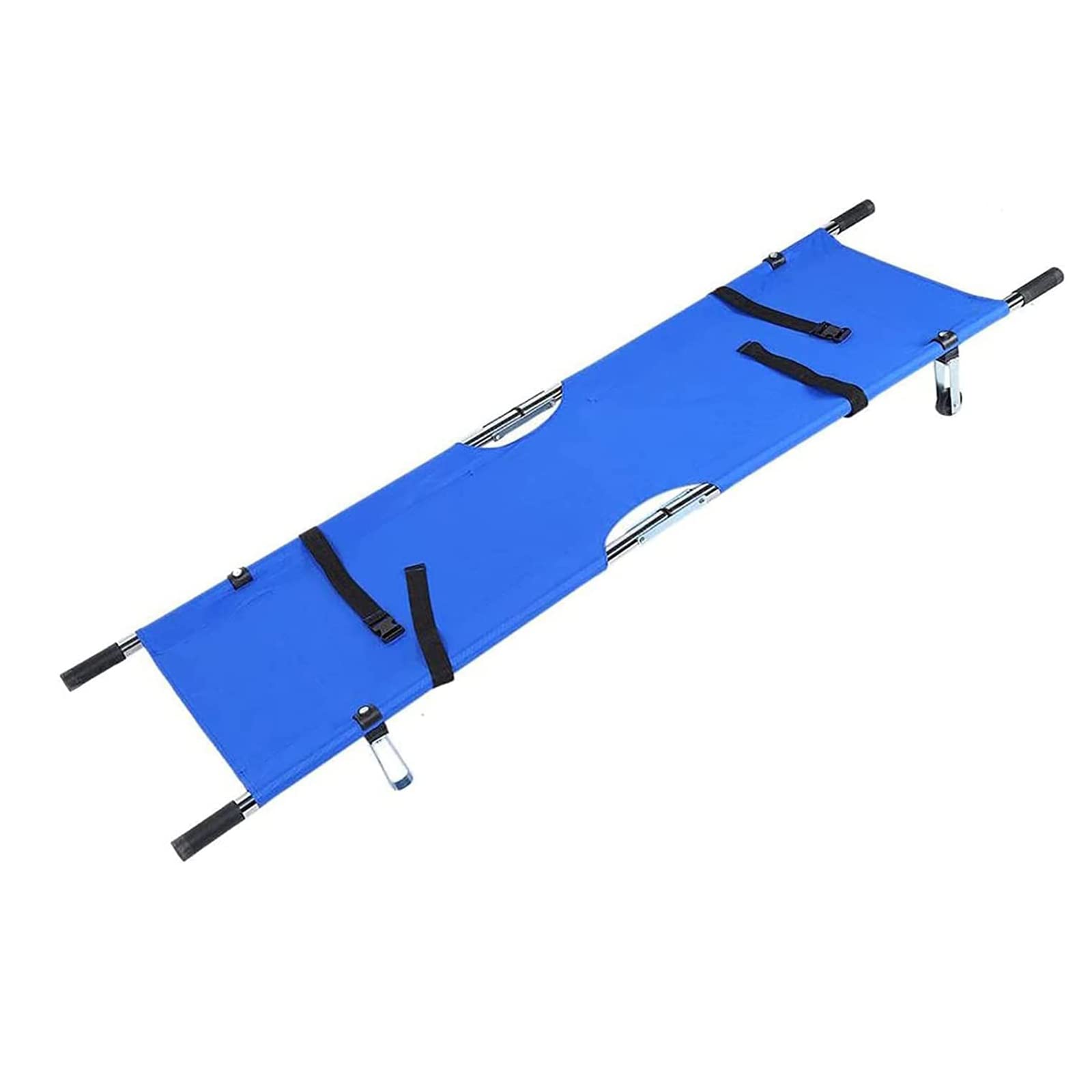 SWENEEN Emergency Folding Stretcher Aluminum Alloy Portable Stretcher Hospital Household Treatments Stretcher With Handbag/Heavy Duty Handles And Rubber Feet 300Lb,