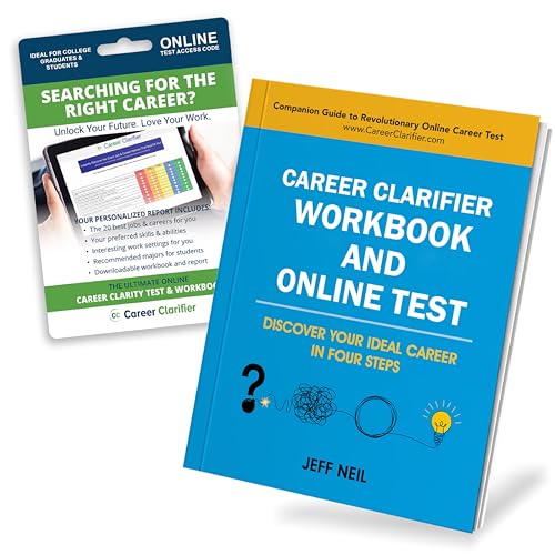 Career Clarifier Workbook and Online Career Test | Receive 15+ Be...