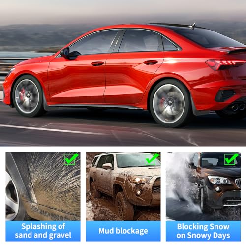 Image of Car Mud Flaps Splash Guards Mudflaps for Chevrolet Chevy Equinox 2018 2019 2020 2021 2022 2023 2024 Auto Exterior Accessories Tire Mudguards Wheel Inner Fender Liner Guard Flap Fenders